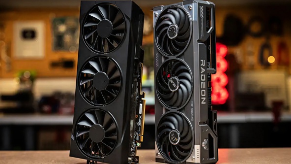 مقارنة AMD Radeon RX 9070 XT وGeForce RTX 5070