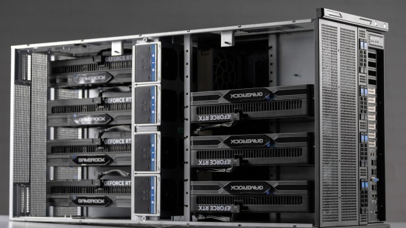 Successful testing of AMPERE AI servers based on seven graphics accelerators