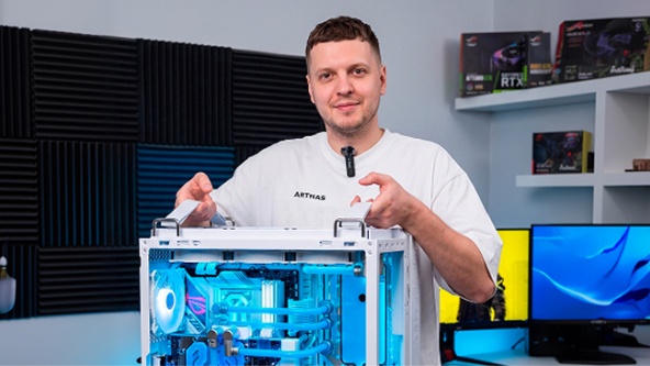 العنوان: كمبيوتر ألعاب مخصص لـ "بابيتش" (فيتالي تسال) | تجميعة RTX 4090 و i9-14900K