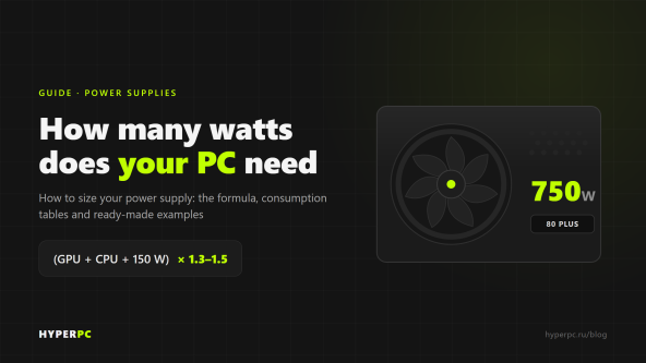 PSU Power Calculator: How to Determine How Many Watts Your PC Needs