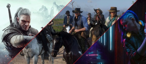 Witcher 3, Red Dead Redempion, Cyberpunk 2077