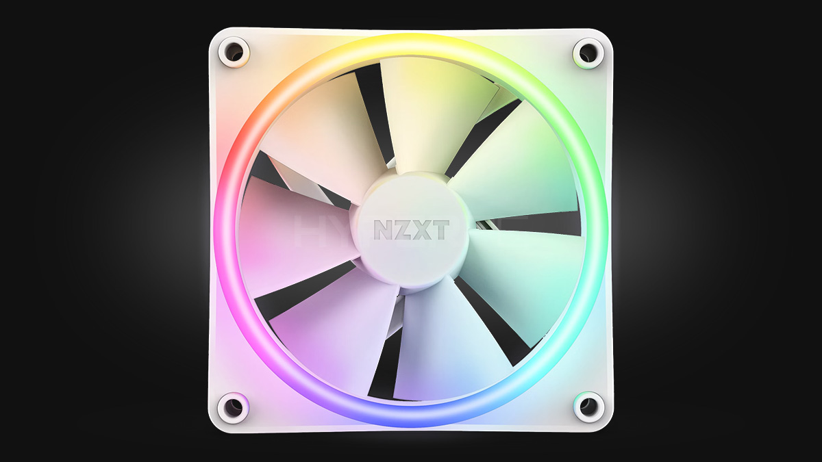 NZXT F120 RGB Duo White