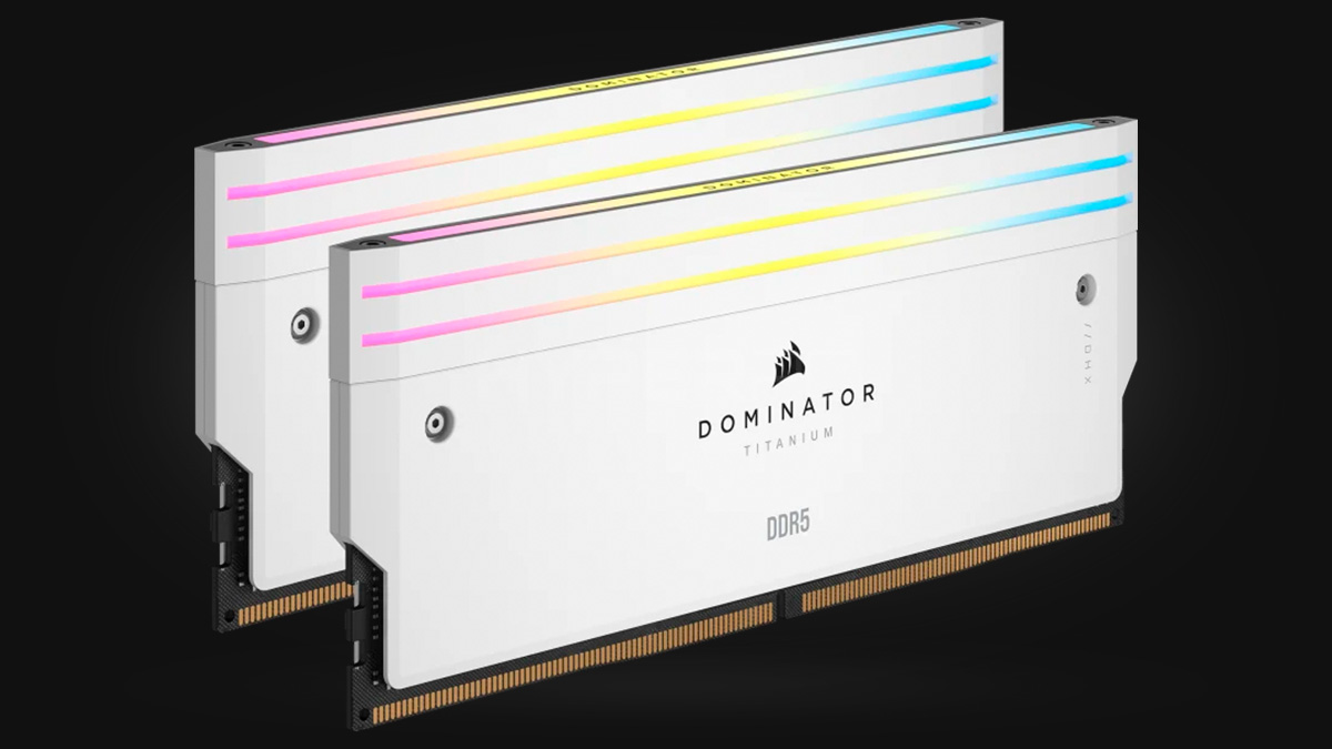 64GB Corsair DOMINATOR Titanium RGB White [DDR5, 6400MHz, 2x32GB]