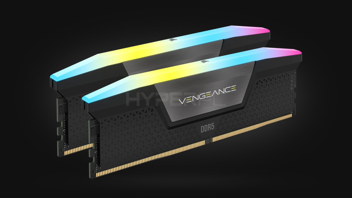 96GB Corsair Vengeance RGB Black [DDR5, 6000MHz, 2x48GB]