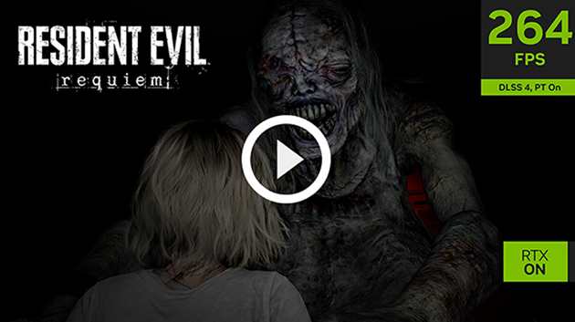 Resident Evil Requiem trailer  GeForce RTX 50 Series