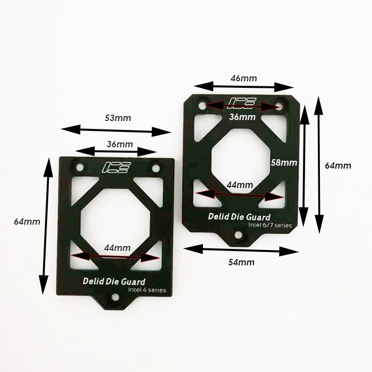 Universal interfaces for installing a radiator on the crystal