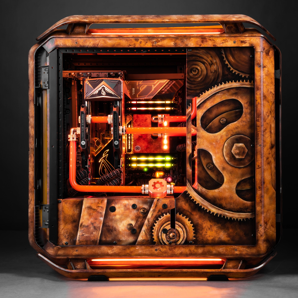 Airbrushing Cooler Master C700P case