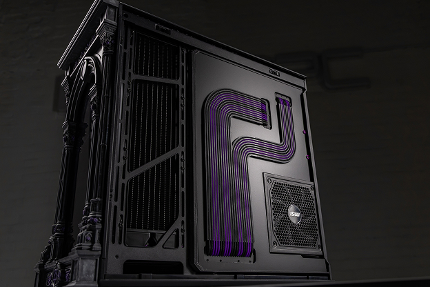 Bespoke cable management inside the computer