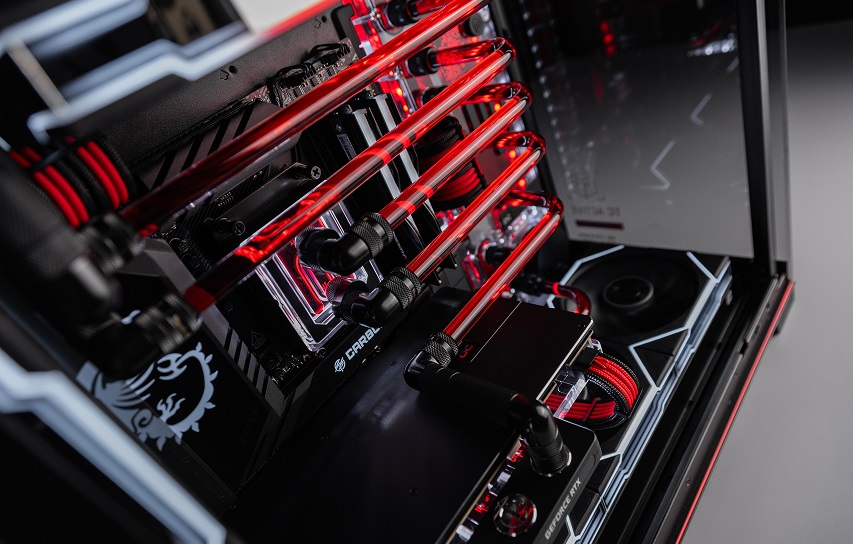 Engineering layout of a custom cooling loop