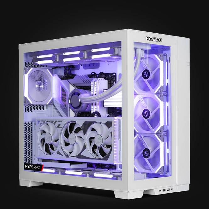 Case NZXT H6 Flow RGB White - Photos, Technical Specifications, HYPERPC  Experts Review