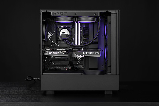 NZXT H5 Black Flow - HYPERPC OMEGA 5 Live Photo