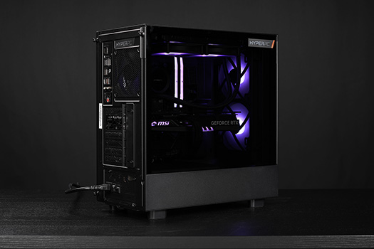 NZXT H5 Black Flow - HYPERPC OMEGA 5 Live Photo