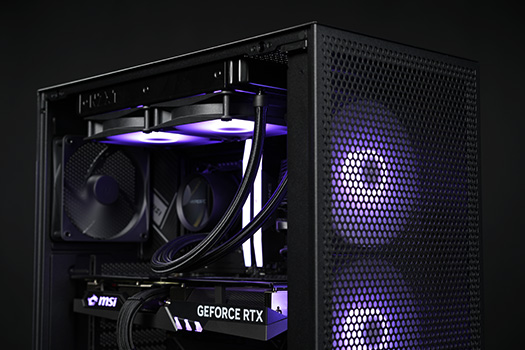 NZXT H5 Black Flow - HYPERPC OMEGA 5 Live Photo