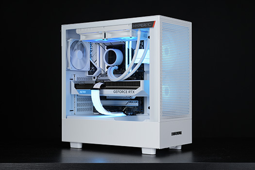 NZXT H5 White Flow - HYPERPC OMEGA 5 Live Photo
