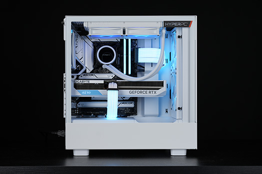 NZXT H5 White Flow - HYPERPC OMEGA 5 Live Photo