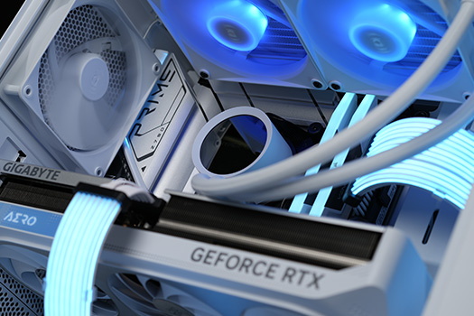 NZXT H5 White Flow - HYPERPC OMEGA 5 Live Photo