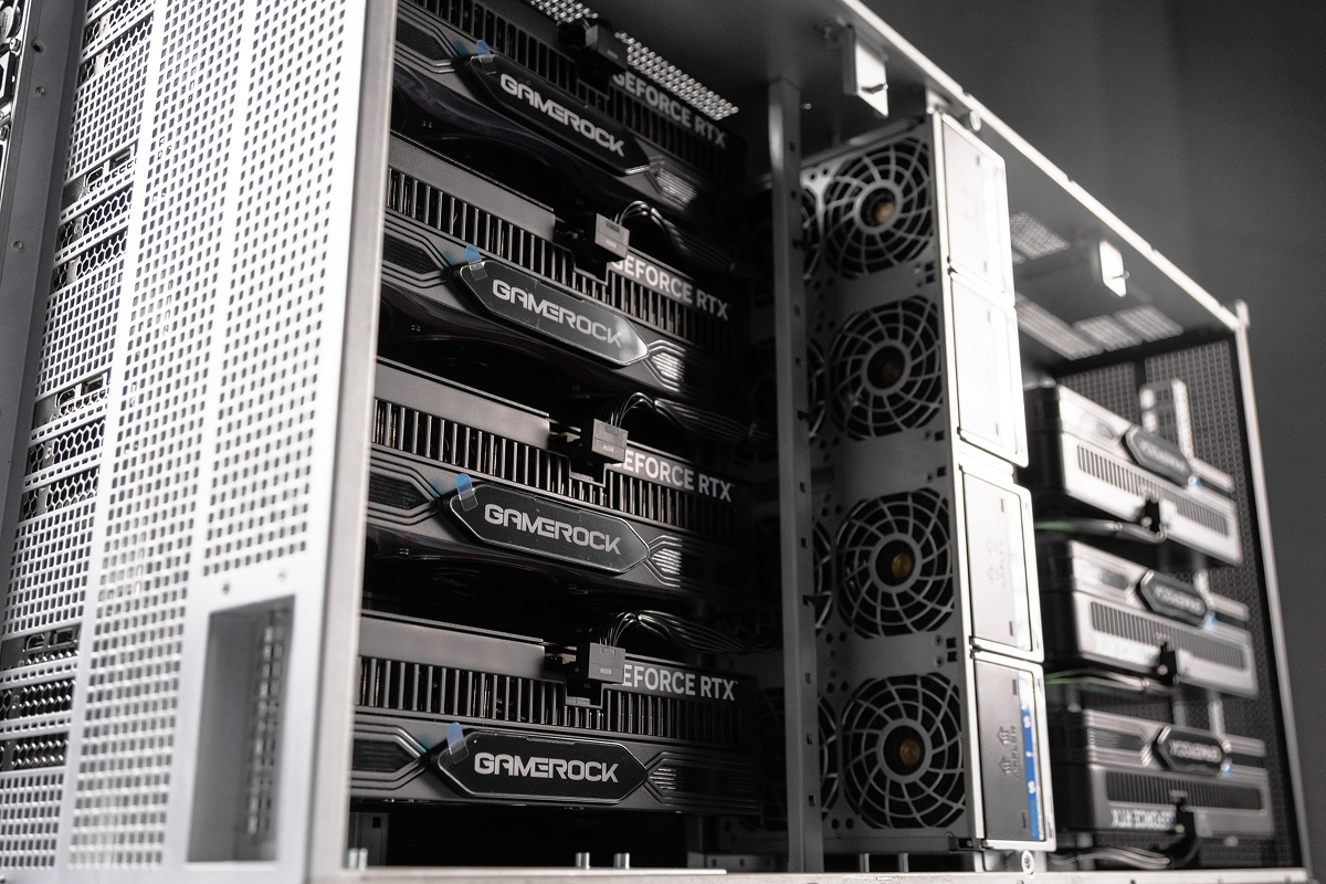 Successful stress testing of AMPERE servers for neural networks and AI.