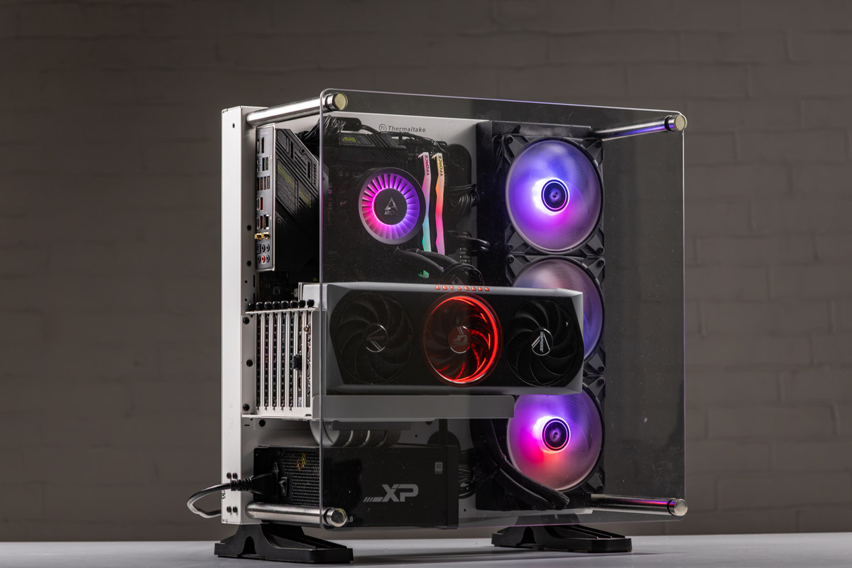 Thermaltake Core P3 Snow Edition before the platform upgrade