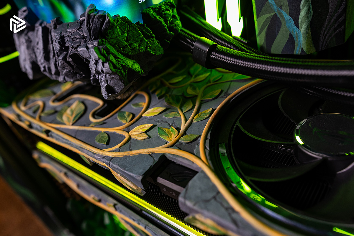 HYPERPC LUMEN x FunPay - decorative elements and crystals