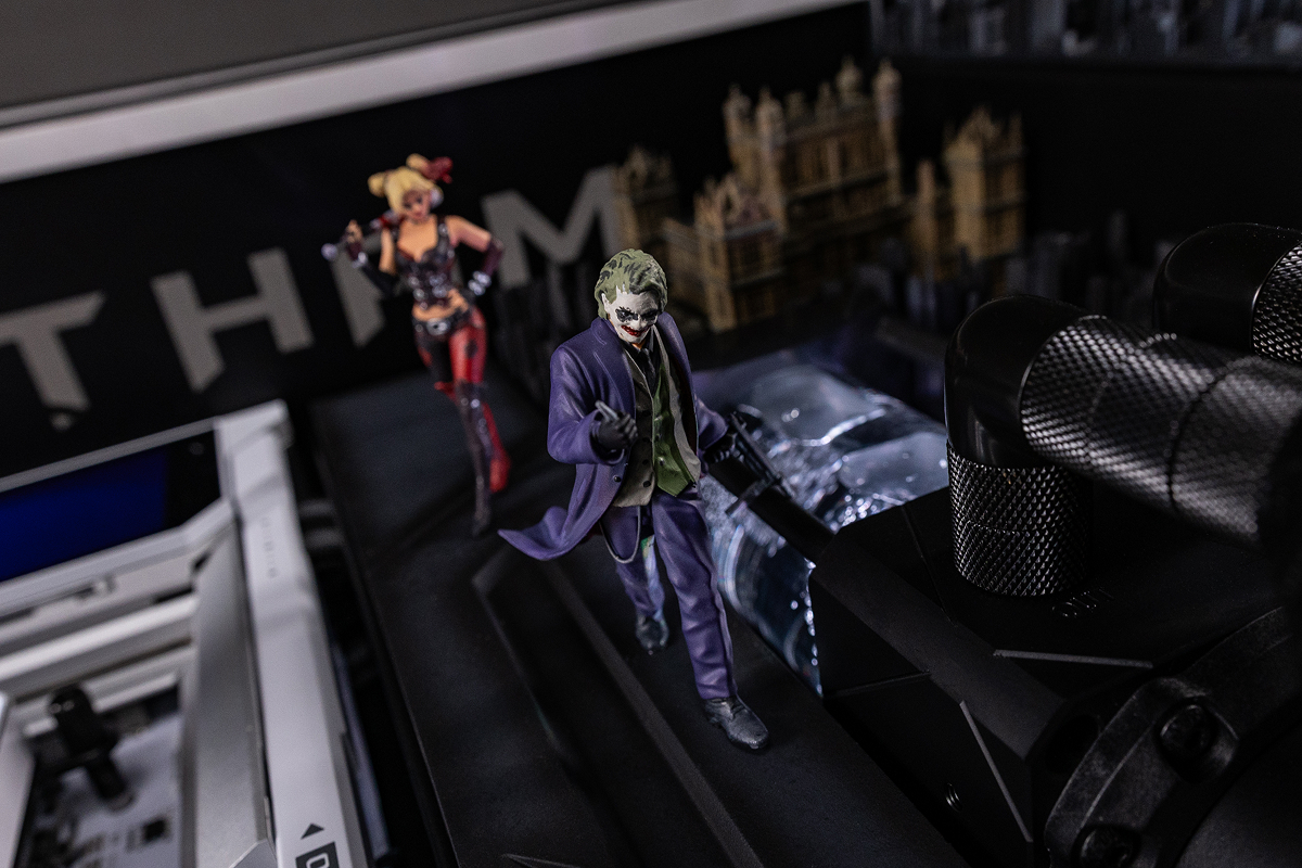 Details of the miniature Gotham in the HYPERPC DESK project