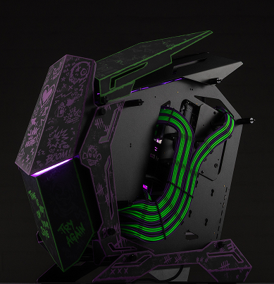 HYPERPC LUMEN x Arcane — full view of the custom build