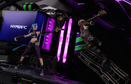 HYPERPC LUMEN x Arcane — Jinx vs Ekko duel diorama
