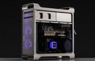 A Legend Reborn: A Powerful Windows Workstation in a Retro Apple Mac Pro Case for Gaming and Eye Control