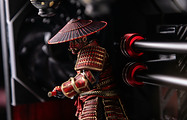 HYPERPC Samurai — armored samurai figure above the graphics card