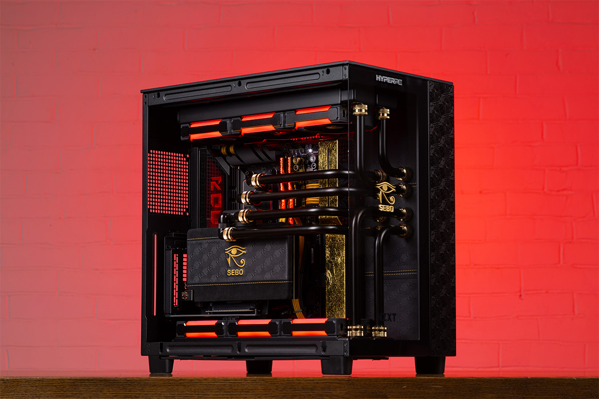 Custom Steampunk project: exclusive workstation with genuine leather trim