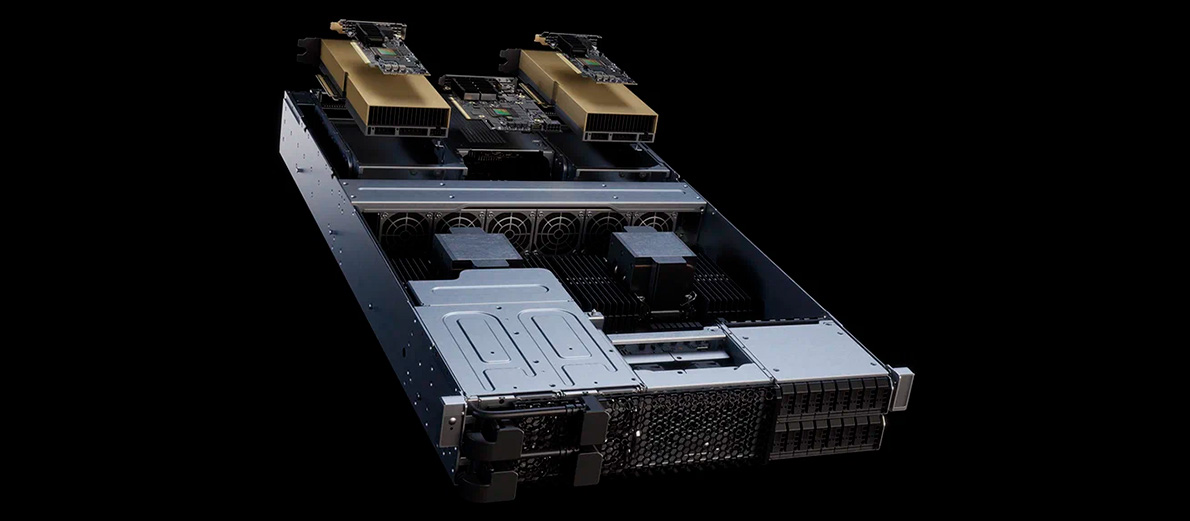 خادم مزوّد بمعجّلات NVIDIA RTX 6000 Blackwell Server Edition