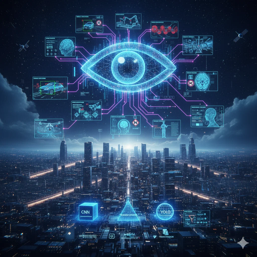 تمثيل رسومي للرؤية الحاسوبية بالذكاء الاصطناعي