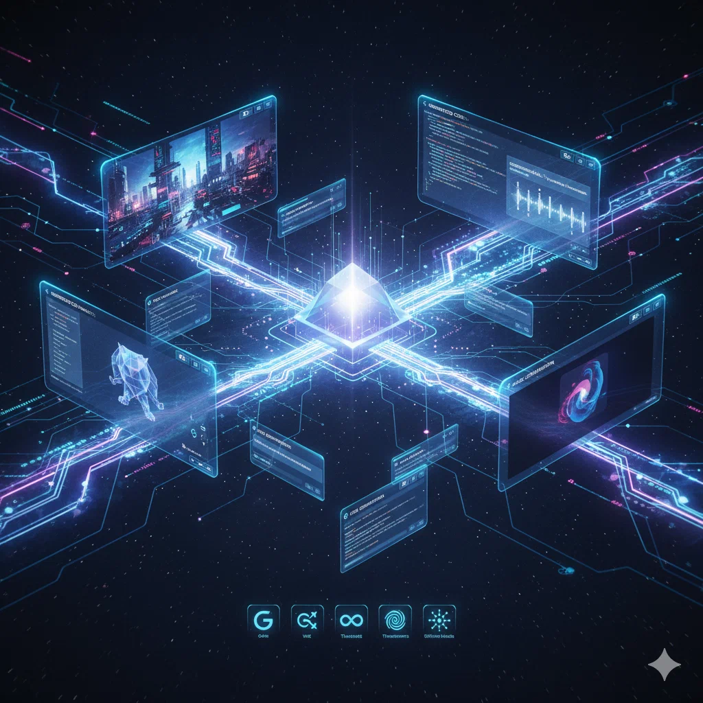 تمثيل رسومي للذكاء الاصطناعي التوليدي