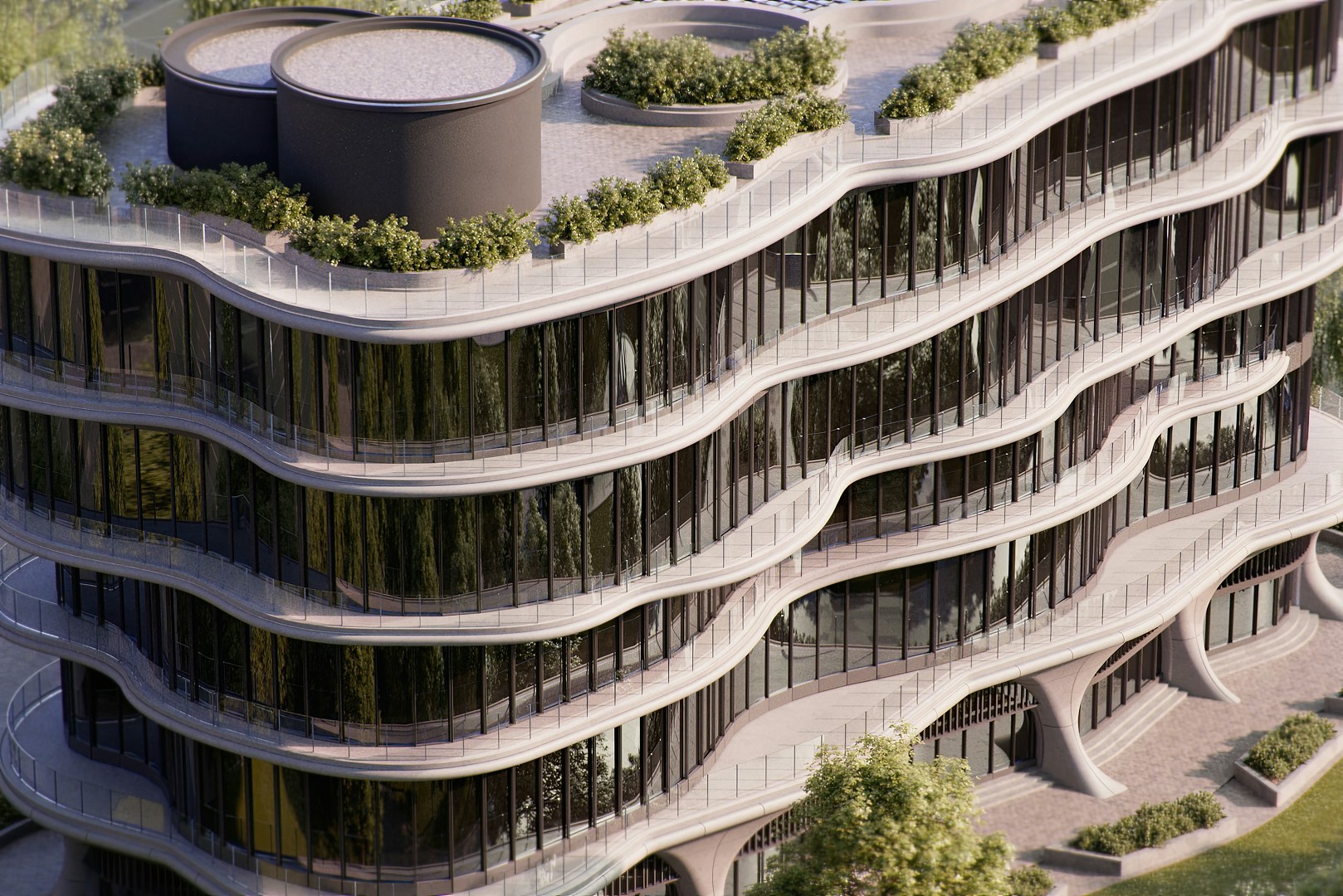Architectural visualization in Cinema 4D
