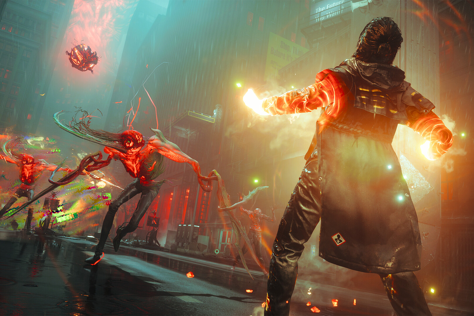 Melee combat in Control Resonant