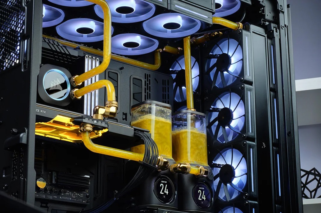 Advanced custom CPU cooling loop