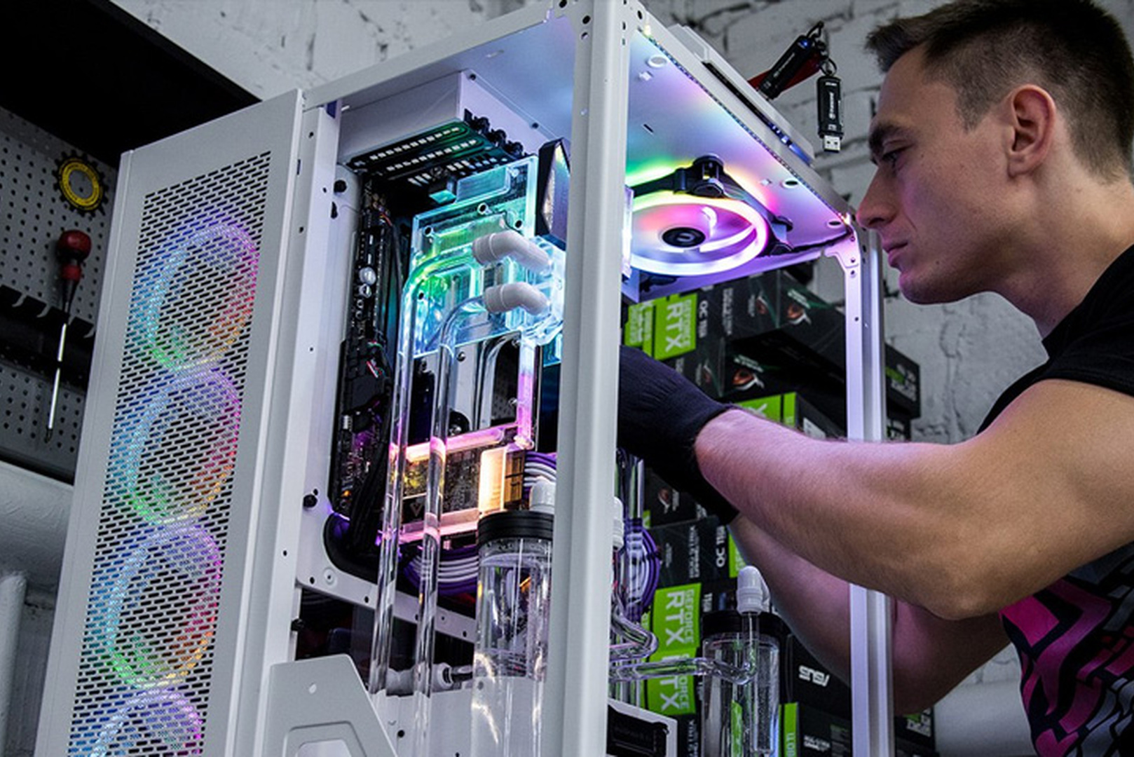 Custom PC assembly based on an approved configuration