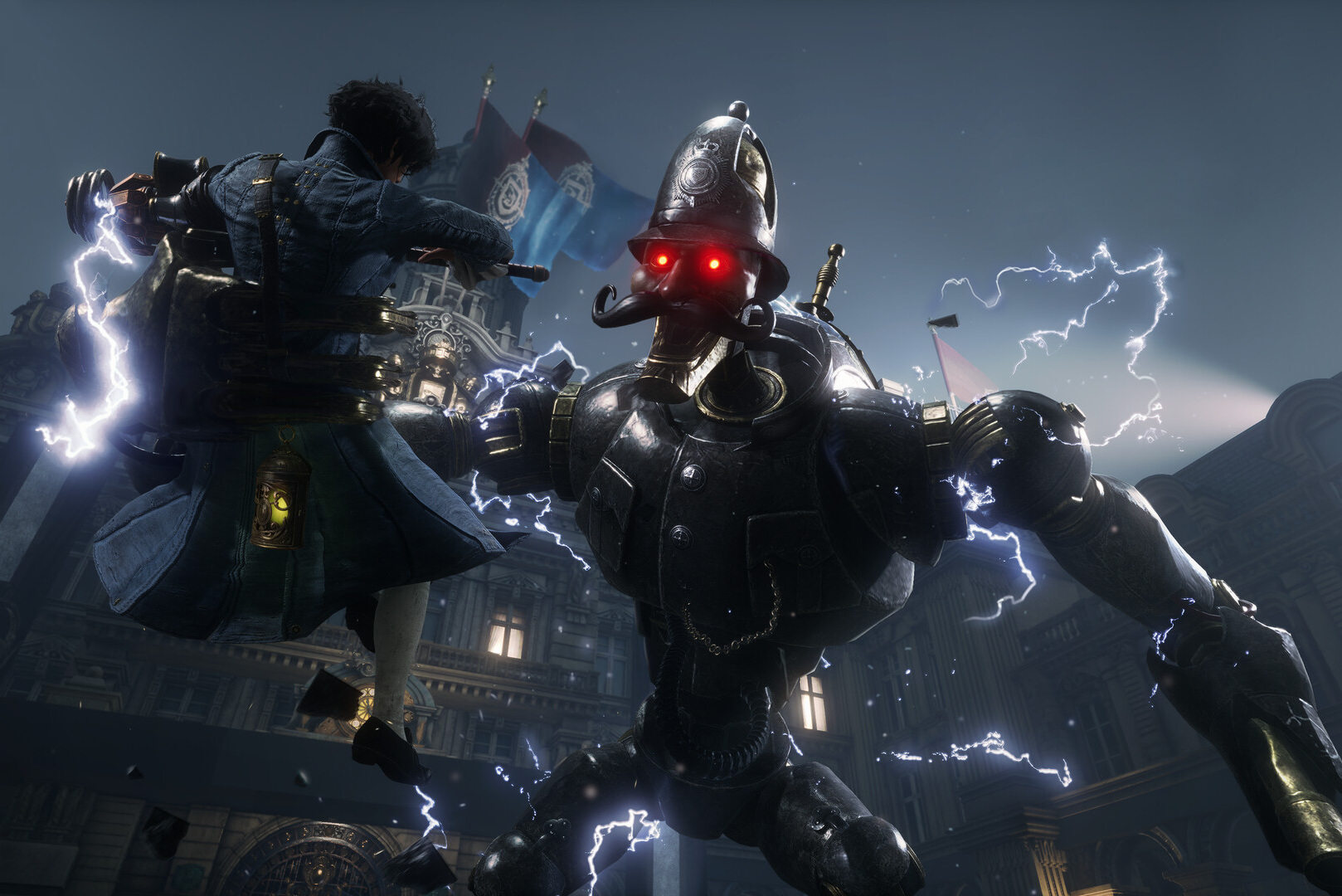 Fast-paced game scene in a title protected by Denuvo