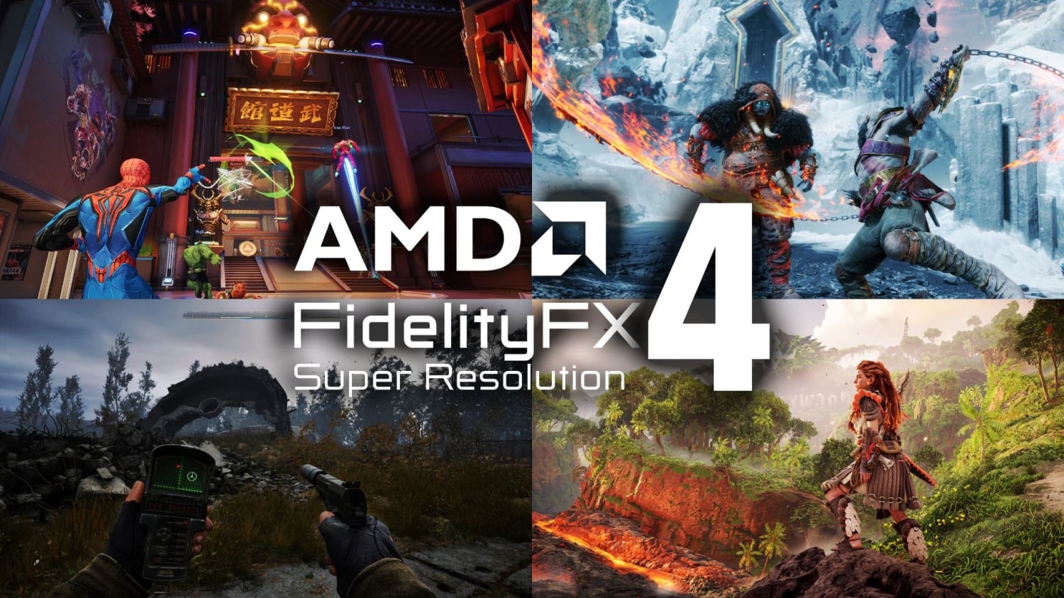 AMD FidelityFX Super Resolution 4 in modern games