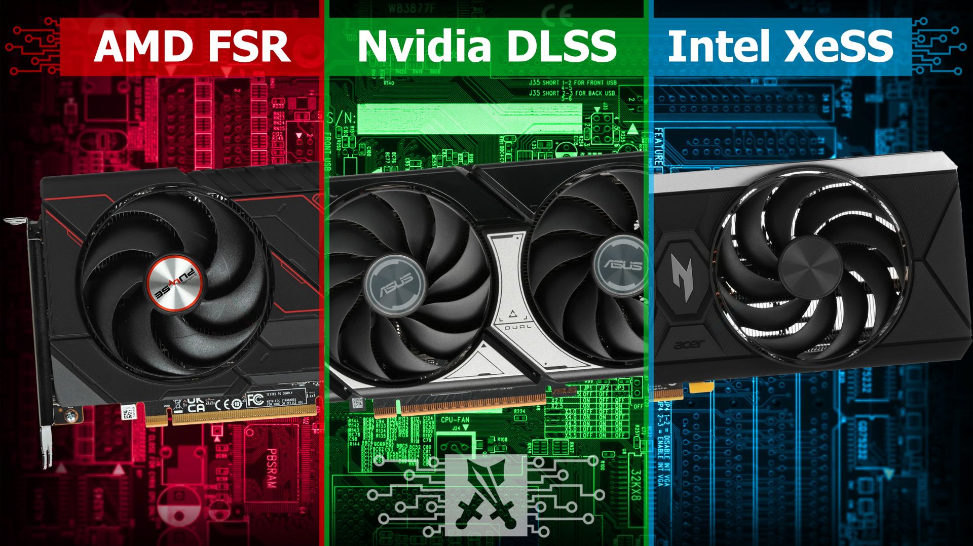 AMD FSR, NVIDIA DLSS, and Intel XeSS support on graphics cards
