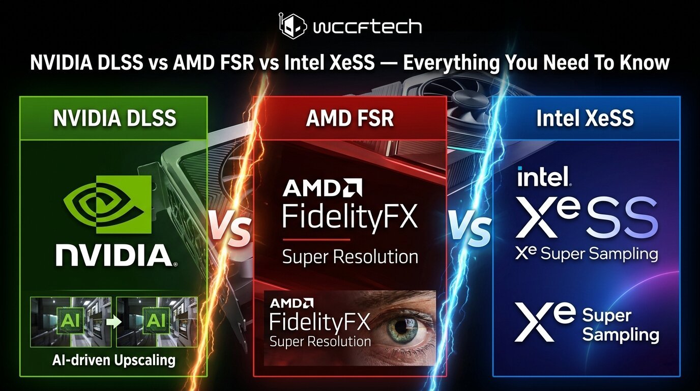 Comparison of NVIDIA DLSS, AMD FSR, and Intel XeSS