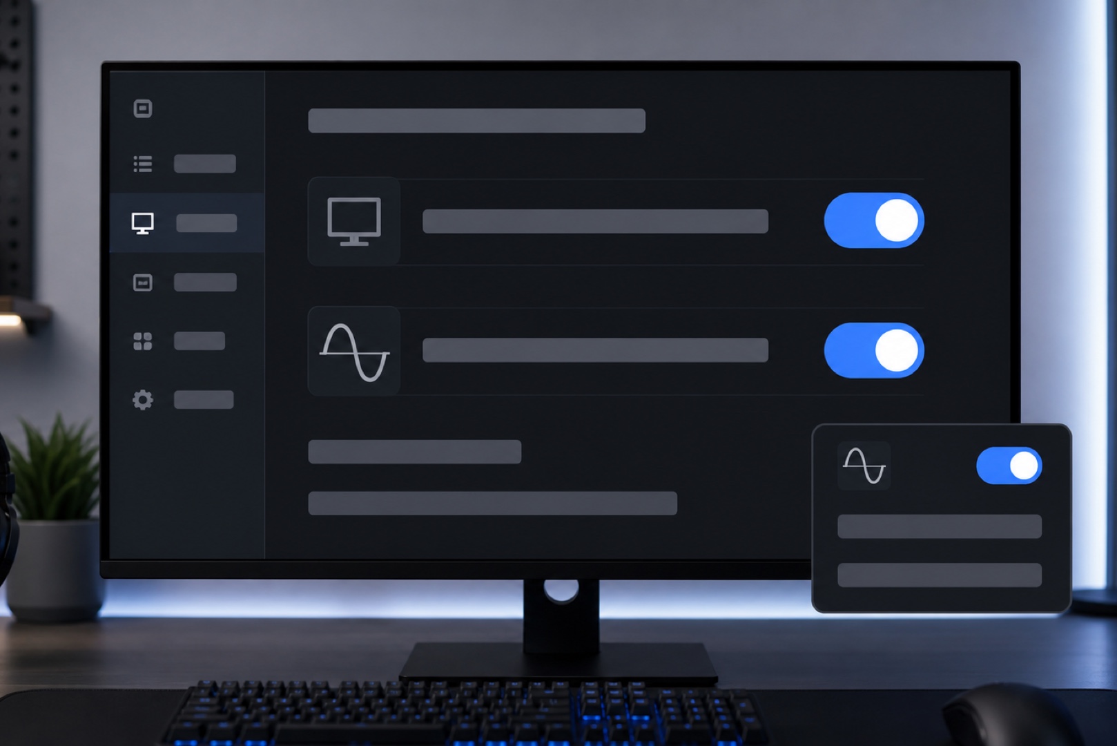 Enabling G-Sync in the NVIDIA Control Panel and VRR in the monitor menu.