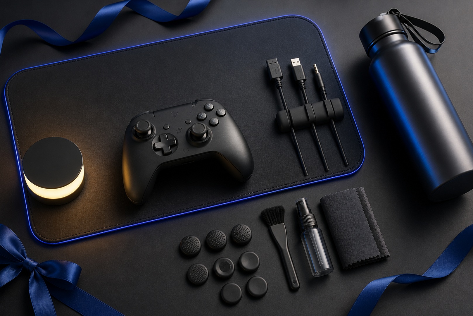 Gaming accessories and nice little things as a gift for a gamer.