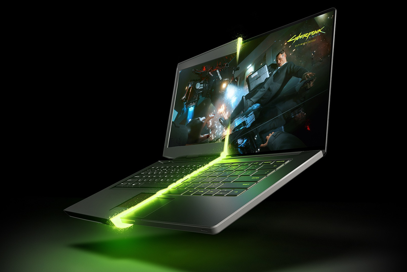 A gaming laptop