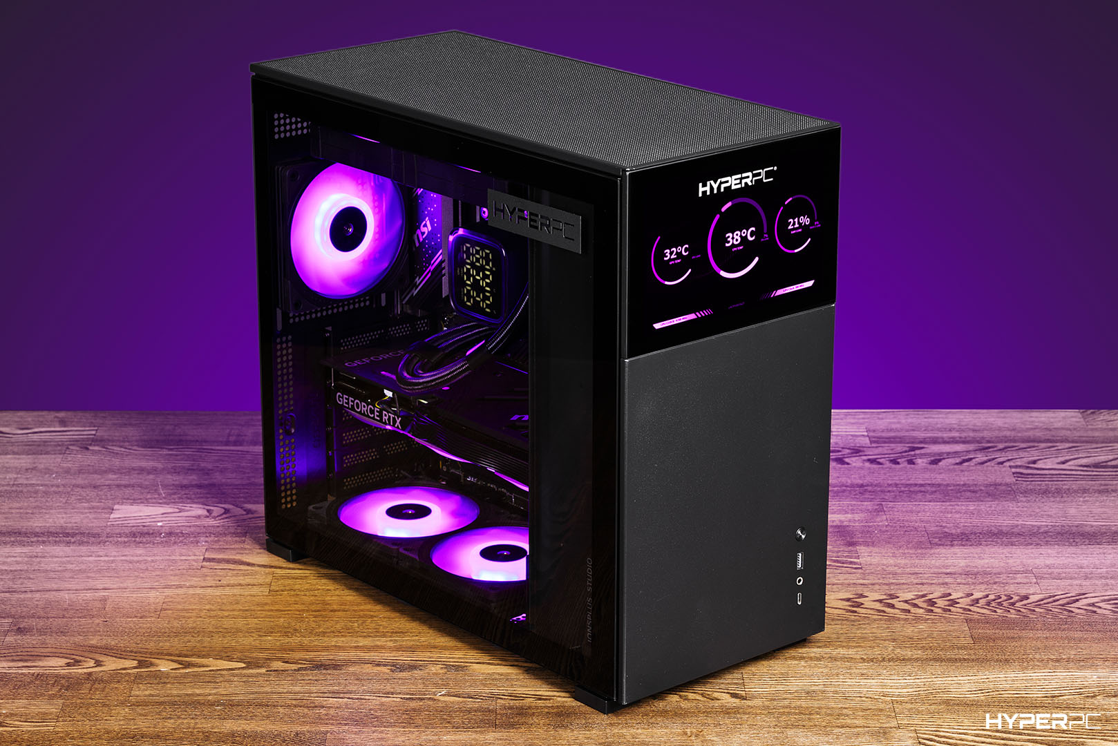 HYPERPC gaming PC with a reliable power supply