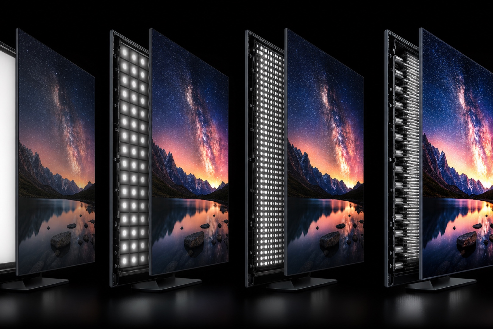 VESA DisplayHDR certification levels from 400 to 1000 nits with local dimming.