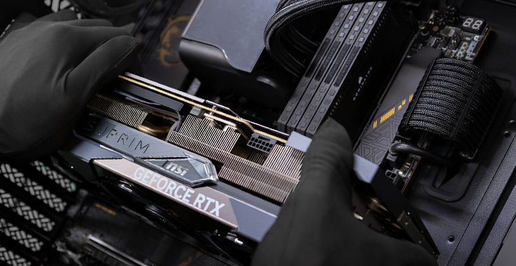 Video card installation