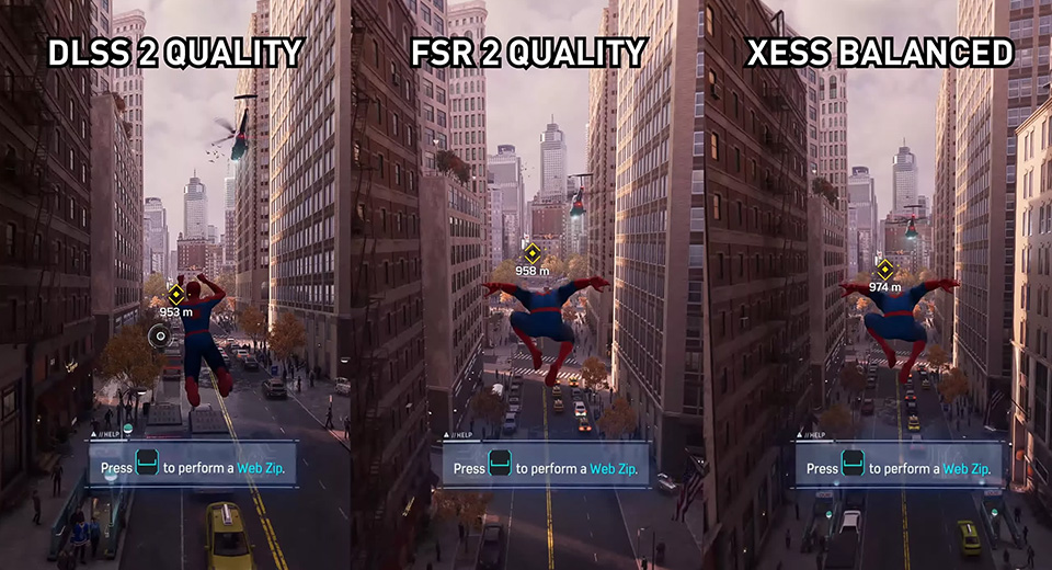 Comparison of DLSS 2 and FSR 2