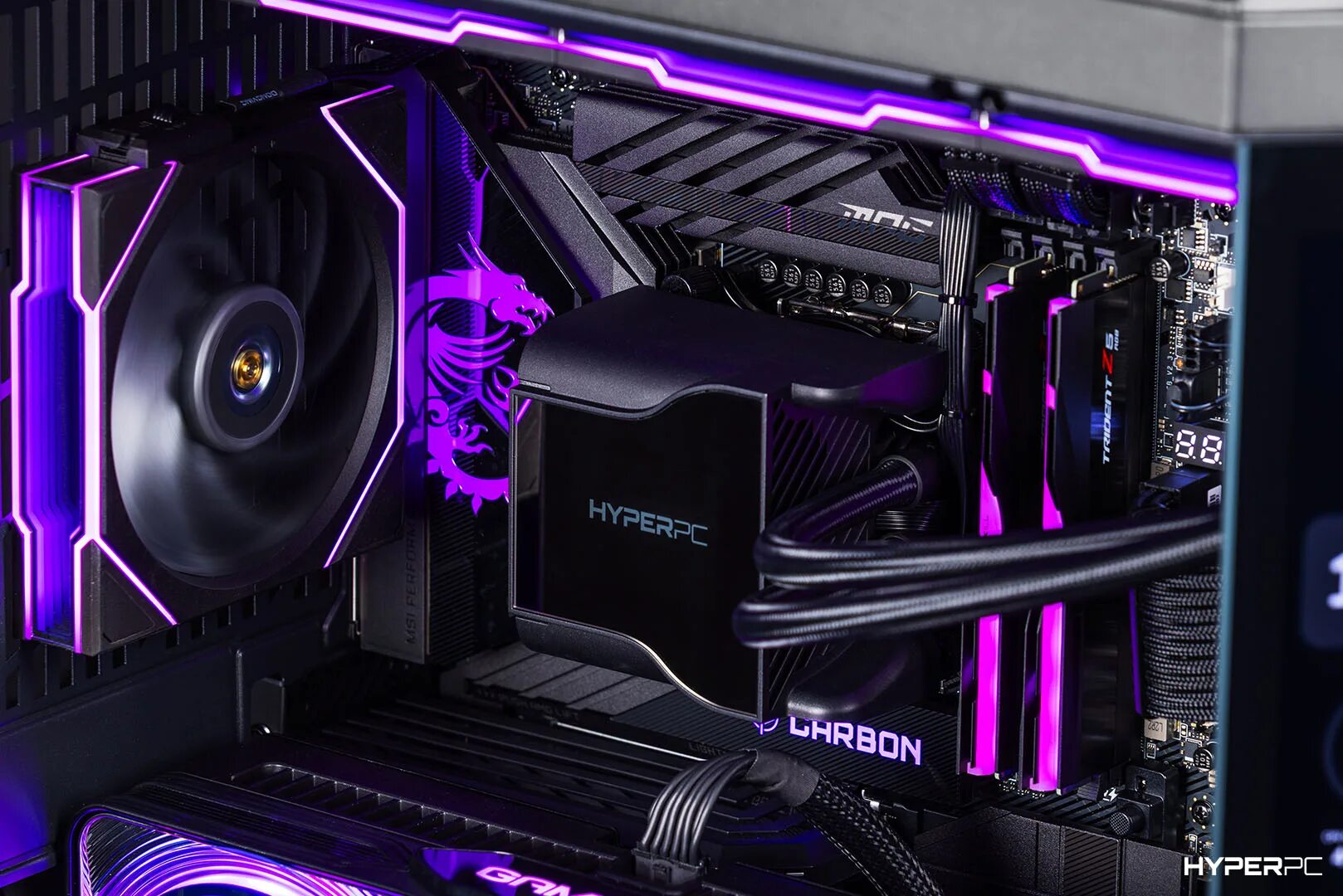 HYPERPC gaming PC with a powerful power supply