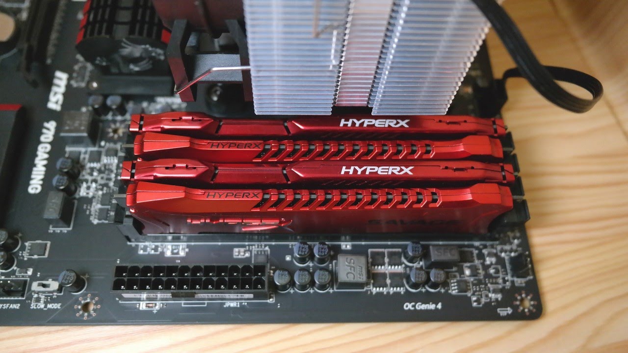 Manual RAM overclocking in BIOS