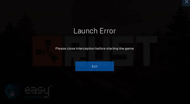 Rust Launch Error